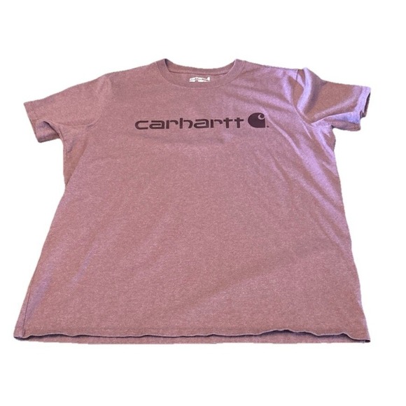 Carhartt Tops - Carhartt (2021) Pink Spell Out T Shirt‎ XL (16-18) Loose Fit Women's RN14806